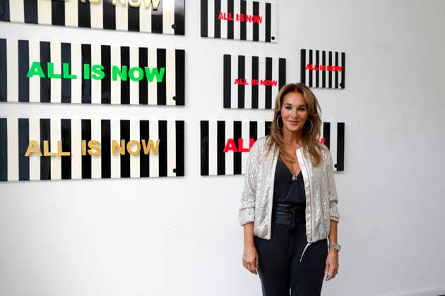 September 10, 2026, Caroline Beil, actress, opening of the All is Now exhibition featuring her own artwork at the Heartspace Kunstraum gallery in Berlin, graphic paintings, Berlin, Germany