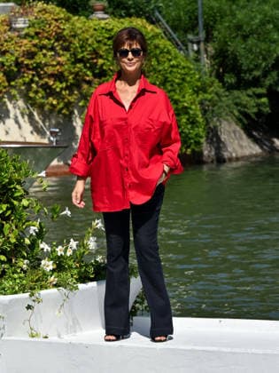 IPA88393099 - Venice, 83rd Venice International Film Festival 2026 - Day 10. Arrivals at the Hotel Excelsior pier. Pictured: Laura Morante  Copyright: xSimonexComix xPoolxPhotoxEventsx08x IPA88393099
