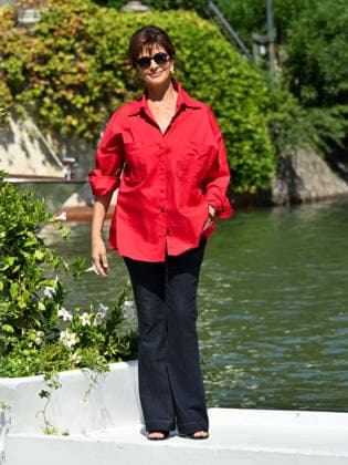 IPA88393109 - Venice, 83rd Venice International Film Festival 2026 - Day 10. Arrivals at the Hotel Excelsior pier. Pictured: Laura Morante  Copyright: xSimonexComix xPoolxPhotoxEventsx08x IPA88393109