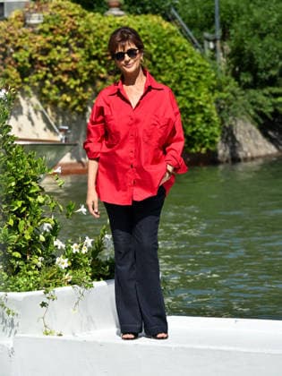 IPA88393114 - Venice, 83rd Venice International Film Festival 2026 - Day 10. Arrivals at the Hotel Excelsior pier. Pictured: Laura Morante  Copyright: xSimonexComix xPoolxPhotoxEventsx08x IPA88393114
