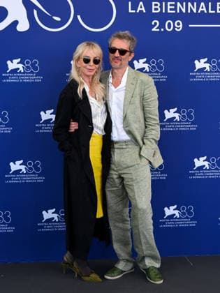 IPA88394280 - Venice, 83rd Venice International Film Festival 2026 - Day 10. Photocall for the film Nino A Film About Nino Rota. Pictured: Trudie Styler, Walter Fasano  Copyright: xAlbertoxTerenghix xPoolxPhotoxEventsx08x IPA88394280