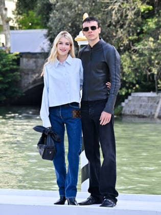 IPA88394364 - Venice, 83rd Venice International Film Festival 2026 - DAY 10 - Arrivals at the Excelsior Hotel™s pier - Pictured: Alma Noce, Francesco Gheghi  Copyright: xManuelexMangiarottix xPoolxPhotoxEventsx08x IPA88394364