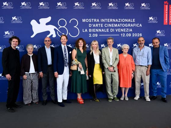 IPA88394328 - Venice, 83rd Venice International Film Festival 2026 Day 10. Photocall for the film Nino A Film About Nino Rota. Pictured: Mattia Guerra, Nina Rota, Alfredo Federico, Marco Colombo, Elisabetta Biganzoli, Trudie Styler, Walter Fasano, Caterina D™Amico, Marco Morabito, and Antonio Parente  Copyright: xAlbertoxTerenghix xPoolxPhotoxEventsx08x IPA88394328
