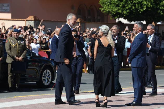 Felipe VI Visits the Rota Base on the 25th Anniversary of the September 11 Terrorist Attacks in the U.S. King Felipe VI, upon his arrival at the inauguration of the Rota Base Forum Cultural Center and Municipal Museum on September 11, 2026, in Rota, Cádiz, Andalusia, Spain. After attending the ceremonies honoring the victims of the September 11 terrorist attacks, King Felipe VI also inaugurated the Rota Base Forum Municipal Cultural Center and Museum, which chronicles the town’s evolution as a defensive stronghold from the 18th century to the present day, as well as the impact and transformation it underwent following the establishment of the base and more than 60 years of U.S. presence. September 11, 2026 Cádiz, Andalusia, Spain  Copyright: xNachoxFradex 7765337