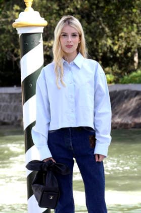 Alma Noce upon her arrival at the pier of the Hotel Excelsior at the 2026 Venice Biennale 83rd Venice International Film Festival Venice, September 11, 2026 Foto:xA.xM.xTinghinox xFuturexImagex noce_6907