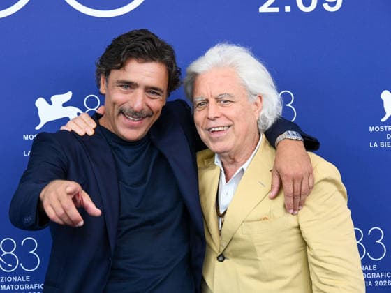 IPA88396252 - Venice, 83rd Venice International Film Festival 2026 - Day 10. Photocall for the film RITORNO A BUENOS AIRES. Pictured: Adriano Giannini, Marco Bechis  Copyright: xAlbertoxTerenghix xPoolxPhotoxEventsx08x IPA88396252