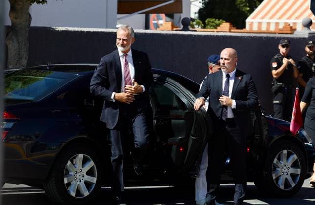 Felipe VI Visits the Rota Base on the 25th Anniversary of the September 11 Terrorist Attacks in the U.S. King Felipe VI at the inauguration of the Rota Base Forum Cultural Center and Municipal Museum September 11, 2026, in Rota, Cádiz, Andalusia, Spain. After attending the ceremonies honoring the victims of the September 11 terrorist attacks, King Felipe VI also inaugurated the Rota Base Forum Cultural Center and Municipal Museum, which chronicles the town’s evolution as a defensive stronghold from the 18th century to the present day, as well as the impact and transformation it underwent following the establishment of the base and more than 60 years of U.S. presence. SEPTEMBER 11, 2026 Cádiz, Andalusia Cádiz, Andalusia Spain  Copyright: xNachoxFradex 7765440