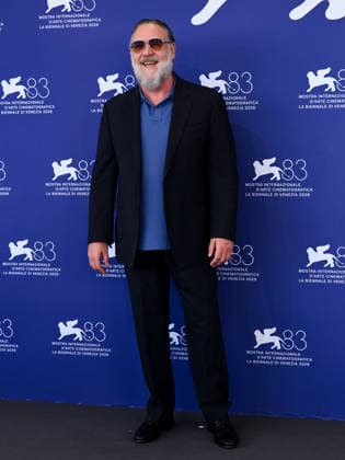 IPA88396859 - Venice, 83rd Venice International Film Festival 2026 - Day 10 - Photocall for What Love Builds - Pictured: Russell Crowe  Copyright: xAlbertoxTerenghix xPoolxPhotoxEventsx08x IPA88396859