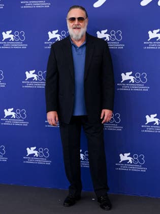 IPA88396867 - Venice, 83rd Venice International Film Festival 2026 - Day 10 - What Love Builds photocall - Pictured: Russell Crowe  Copyright: xAlbertoxTerenghix xPoolxPhotoxEventsx08x IPA88396867