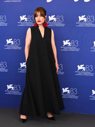 IPA88397276 - Venice, 83rd Venice International Film Festival 2026 - Day 10. Photocall for the film Kami Nour. Pictured: Elaheh Farazmand  Copyright: xAlbertoxTerenghix xPoolxPhotoxEventsx08x IPA88397276