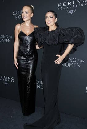 Inside arrivals for the Kering Foundation s Fifth Annual Caring For Women Dinner at The Pool Featuring: Rita Ora and Salma Hayek Where: New York City, New York, United States When: 10 Sep 2026 Credit: Roger Wong INSTARimages EDITORIAL USE ONLY. NOT FOR USE BY NEWSPAPERS BASED IN THE UK. Copyright: xx instar56008292