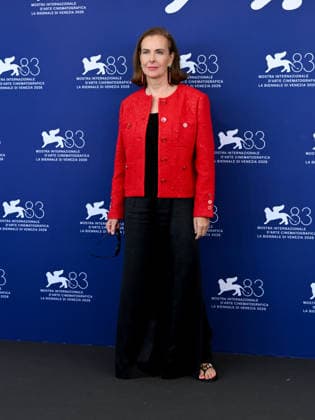 IPA88397947 - Venice, 83rd Venice International Film Festival 2026 - Day 10. Photocall for the film Un Bon Avocat (Good Lawyer). Pictured: Carole Bouquet  Copyright: xAlbertoxTerenghix xPoolxPhotoxEventsx08x IPA88397947