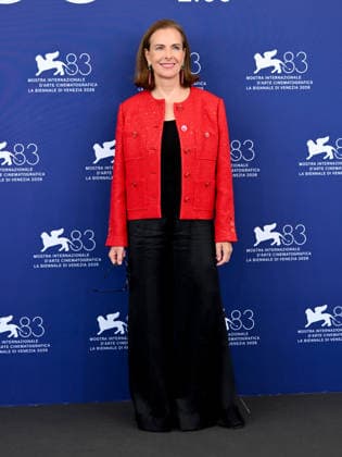 IPA88397954 - Venice, 83rd Venice International Film Festival 2026 - Day 10. Photocall for the film Un Bon Avocat (Good Lawyer). Pictured: Carole Bouquet  Copyright: xAlbertoxTerenghix xPoolxPhotoxEventsx08x IPA88397954