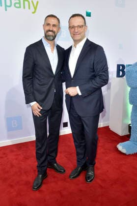 Daniel Funke and Jens Spahn at the Bertelsmann Party 2026 at the Bertelsmann Representative Office on Unter den Linden in Berlin, September 10, 2026 Foto:xM.xBehrensx xFuturexImagex bertelsmann_6686