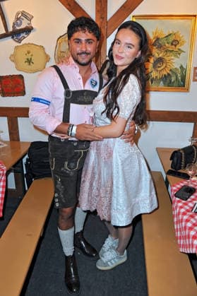 REALITY WIESN at the Frankfurt Oktoberfest: Amir Hosseiny and Fabienne Neumann at the REALITY WIESN event at the Frankfurt Oktoberfest on September 10, 2026, at Deutsche Bank Park, Frankfurt am Main 20260910MWI116807