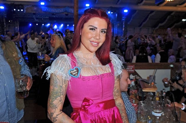 REALITY WIESN at the Frankfurt Oktoberfest: Kate Merlan at the REALITY WIESN event at the Frankfurt Oktoberfest on September 10, 2026, at Deutsche Bank Park, Frankfurt am Main 20260910MWI116844