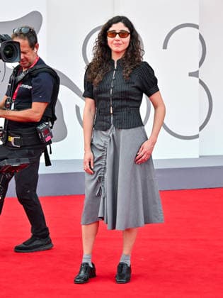 IPA88402373 - Venice, 83rd Venice International Film Festival 2026 - Night 10 - Red carpet for the film KAMI NOUR (A BIT OF LIGHT) - Pictured: Alba Gaviraghi  Copyright: xManuelexMangiarottix xPoolxPhotoxEventsx08x IPA88402373