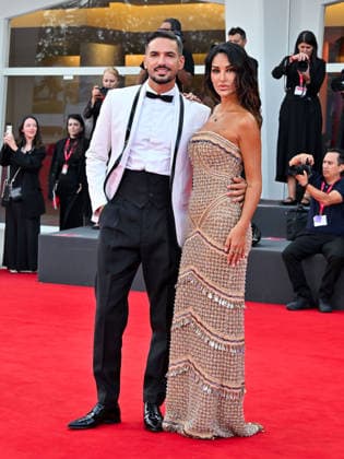 IPA88403712 - Venice, 83rd Venice International Film Festival 2026 - Night 10 - Red carpet for the film *RITORNO A BUENOS AIRES* In the photo: Rosa Perrotta, Pietro Tartaglione  Copyright: xManuelexMangiarottix xPoolxPhotoxEventsx08x IPA88403712