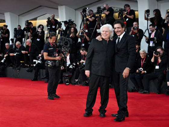 IPA88405189 - Venice, 83rd Venice International Film Festival 2026 - Night 10 - Red carpet for the film *RITORNO A BUENOS AIRES*. Pictured: Adriana Giannini, Marco Bechis  Copyright: xSimonexComix xPoolxPhotoxEventsx08x IPA88405189