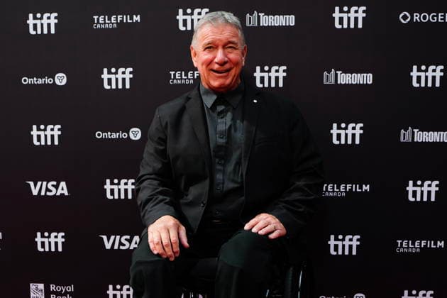 September 11, 2026, Toronto, On, CAN: Rick Hansen arrives on the red carpet to promote the film Man in Motion: The Rick Hansen Story, at the Toronto International Film Festival, in Toronto, on Friday, Sept. 11, 2026. Toronto CAN  - ZUMAc35_ 20260911_zaf_c35_040 Copyright: xChrisxYoungx