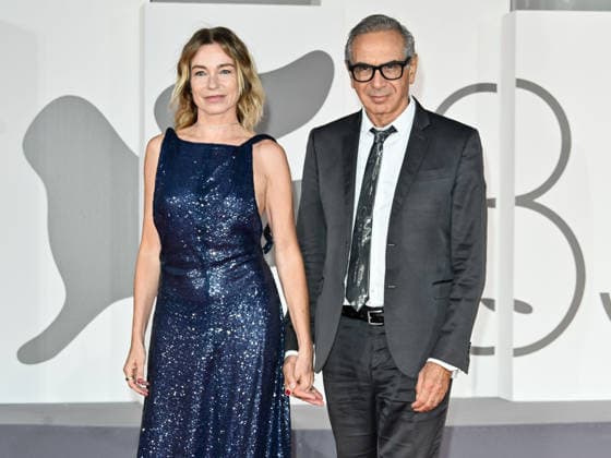IPA88407049 - Venice, 83rd Venice International Film Festival 2026 - Night 10 - Red carpet for the Nuovo IMAIE Award. Pictured: Stefania Rocca, Carlo Capasa  Copyright: xSimonexComix xPoolxPhotoxEventsx08x IPA88407049
