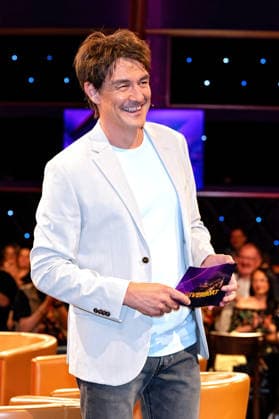 MDR Riverboat host Matze Knop during the taping of the MDR talk show Riverboat on September 11, 2026, at Mediacity Leipzig 20260911ADO0002