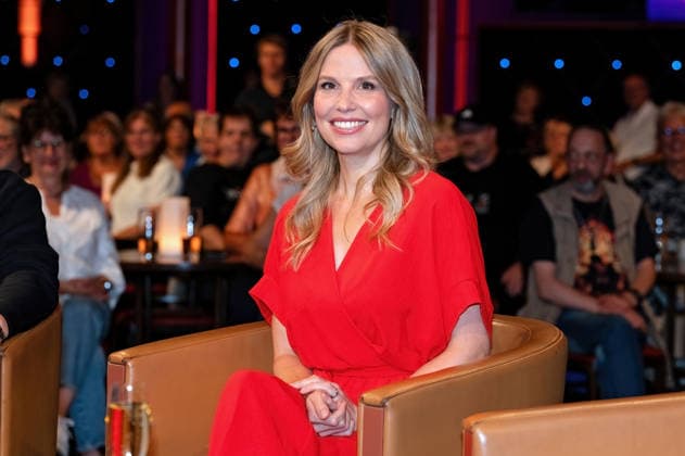 MDR Riverboat: Dr. Julia Fischer, physician and host, during the taping of the MDR talk show Riverboat on September 11, 2026, at Mediacity Leipzig 20260911ADO0020