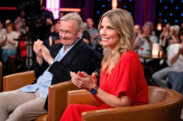 MDR Riverboat: Dr. Julia Fischer, physician and host, during the taping of the MDR talk show Riverboat on September 11, 2026, at Mediacity Leipzig 20260911ADO0025