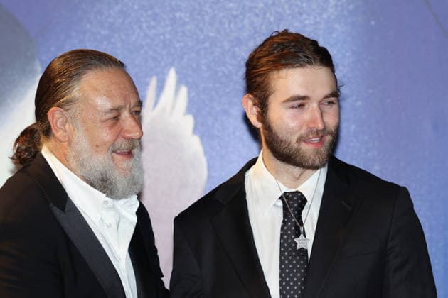 Venice 2026 What Love Builds Screening NB Russell Crowe, Tennyson Spencer Crowe attending the What Love Builds Red carpet as part of the 83th Venice International Film Festival at the Lido in Venice, Italy on September 11, 2026. Photo by Nasser Berzane ABACAPRESS.COM Venice Italy  Copyright: xBerzanexNasser ABACAx