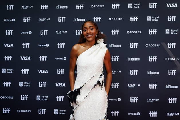 September 11, 2026, Toronto, On, Canada: Actress Ayi Edebiri is photographed on the red carpet for the film Clarissa during the Toronto International Film Festival in Toronto, on Friday, Sept. 11, 2026. Toronto Canada  - ZUMAc35_ 20260911_zaf_c35_073 Copyright: xKeitoxNewmanx