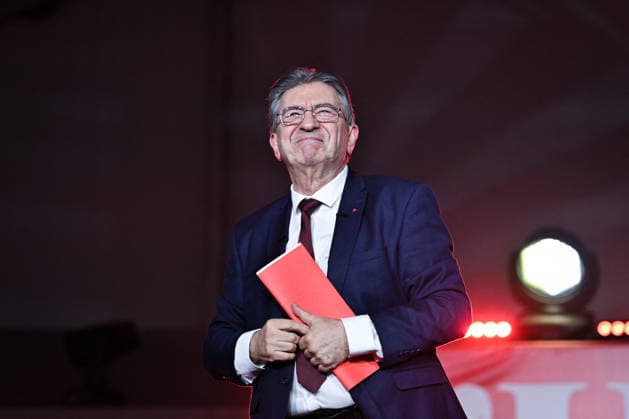 Melenchon at the Fete de Humanite near Paris FA Founder of French leftist party La France Insoumise (LFI) Jean-Luc Melenchon leaves after delivering a speech as part of the annual Fete de l Humanite festival organised by the Communist newspaper L Humanite, in Le Plessis-Pate, south of Paris, on September 11, 2026. Photo by Firas Abdullah ABACAPRESS.COM Paris Ile-de-France France  Copyright: xAbdullahxFiras ABACAx