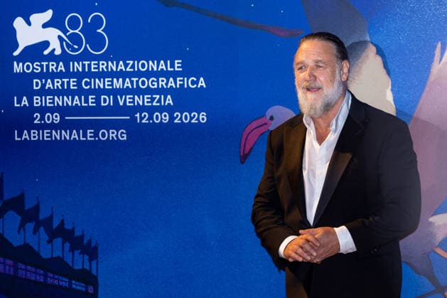 Russell Crowe attending the screening of *What Love Builds* during the 83rd Venice International Film Festival at Sala Darsena on September 11, 2026, in Venice, Italy. Lucia Sabatelli, Venice, Italy  Copyright: xLuciaxSabatellix xBestimagexLuciaxSabatellix xBestimagex