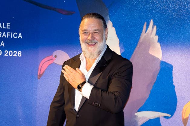 What Love Builds Screening - The 83rd Venice International Film Festival Russell Crowe attends the What Love Builds Screening during the 83rd Venice International Film Festival at Sala Darsena on September 11, 2026 in Venice, Italy.  Copyright: xKazukoxWakayamax