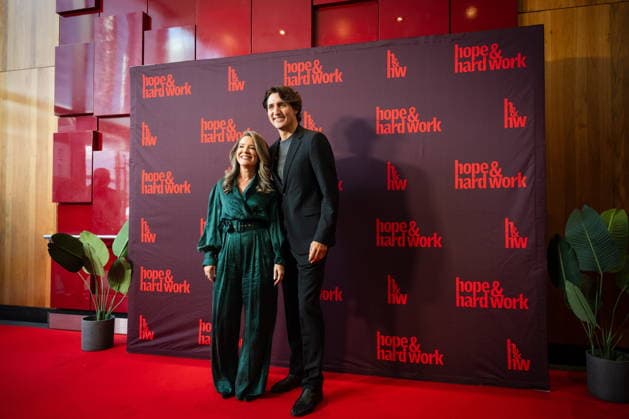 September 11, 2026, Toronto, On, Canada: Former prime minister Justin Trudeau and his former chief of staff, Katie Telford, are pictured at a launch event for their new media and entertainment production company, Hope and Hard Work, during the Toronto International Film Festival at TIFF Lightbox in Toronto, on Friday, Sept. 11, 2026. Toronto Canada - ZUMAc35_ 20260911_zaf_c35_256 Copyright: xLauraxProctorx
