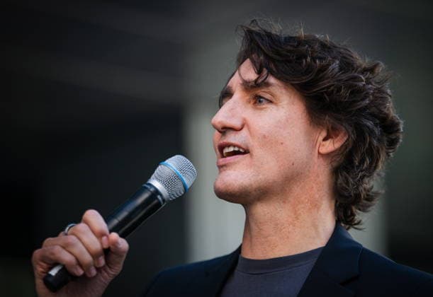 September 11, 2026, Toronto, On, Canada: Former prime minister Justin Trudeau speaks at a launch event for his and Katie TelfordöÄÃ s new media and entertainment production company, Hope and Hard Work, during the Toronto International Film Festival at TIFF Lightbox in Toronto, on Friday, Sept. 11, 2026. Toronto Canada  - ZUMAc35_ 20260911_zaf_c35_273 Copyright: xLauraxProctorx
