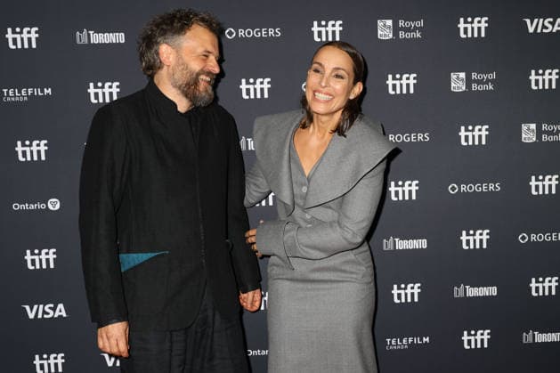 51st Toronto International Film Festival: Red carpet for the film In Alaska. Director Jaap van Heusden and Noomi Rapace. 459601. September 11, 2026. Toronto, Canada  Copyright: xIsabellexVautierx xStarfacex STAR_459601_001