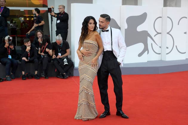 Ritorno a Buenos Aires red carpet at the 83rd Venice International Film Festival at Palazzo del Cinema in Venice Lido in Venice Lido, Italy - 11 Sept 2026 Pietro Tartaglione and Rosa Perrotta attend the red carpet of the movie Ritorno a Buenos Aires during the 83rd Venice International Film Festival at Palazzo del Cinema in Venice Lido. Venice Lido Italy Copyright: xMarioxCartellix xSOPAxImagesx _DSC3813