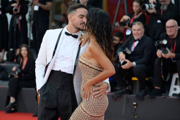 September 11, 2026, Venice Lido, Italy: Pietro Tartaglione and Rosa Perrotta attend the red carpet of the movie Ritorno a Buenos Aires during the 83rd Venice International Film Festival at Palazzo del Cinema in Venice Lido. Venice Lido Italy - ZUMAs197 20260911_aaa_s197_515 Copyright: xMarioxCartellix