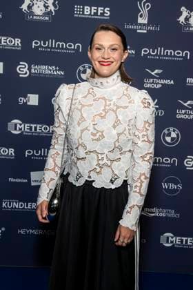 ABB ACTING AWARD: Kristina Pauls Attends the 2026 German Acting Award Ceremony at the Pullman Berlin Schweizerhof Hotel on September 11, 2025, in Berlin