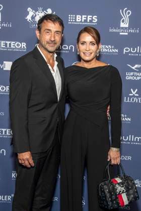 ABB ACTING AWARD: Oliver Haas and Anja Kling attend the 2026 German Acting Award ceremony at the Pullman Berlin Schweizerhof Hotel on September 11, 2025, in Berlin
