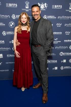 ABB ACTING AWARD Lilli Fichtner and Joseph Millson at the 2026 German Acting Awards ceremony at the Pullman Berlin Schweizerhof Hotel on September 11, 2025, in Berlin