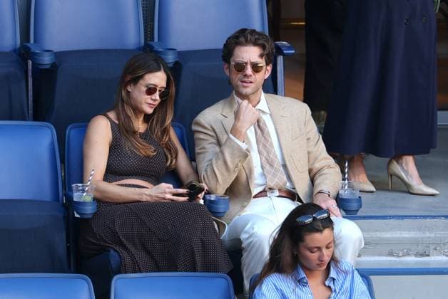 Celebs at The US Open - New York City Pregnant Ericka Hunter and Aaron Tveit attend the Men Semi Final at the US Open in New York on September 11, 2026. Photo by Dylan Travis ABACAPRESS.COM New York NY United States  Copyright: xDylanxTravis ABACAx