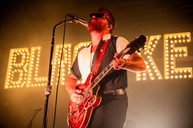 The Black Keys performs live at Alcatraz in Milan, Italy - 11 Sept 2026 Musician and record producer Dan Auerbach, frontman and guitarist of The Black Keys performs live at the Alcatraz as part of their Peaches n Kream World Tour 2026. Milan Italy Copyright: xCarloxVerganix xSOPAxImagesx BK26(13)