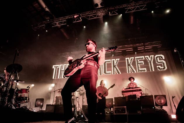 The Black Keys performs live at Alcatraz in Milan, Italy - 11 Sept 2026 Musician and record producer Dan Auerbach, frontman and guitarist of The Black Keys performs live at the Alcatraz as part of their Peaches n Kream World Tour 2026. Milan Italy Copyright: xCarloxVerganix xSOPAxImagesx BK26(14)