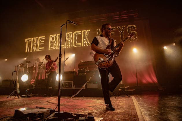 The Black Keys performs live at Alcatraz in Milan, Italy - 11 Sept 2026 Musician and record producer Dan Auerbach, frontman and guitarist of The Black Keys performs live at the Alcatraz as part of their Peaches n Kream World Tour 2026. Milan Italy Copyright: xCarloxVerganix xSOPAxImagesx BK26(18)