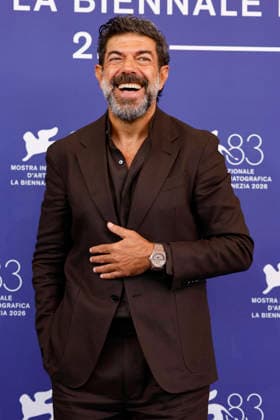 September 12, 2026, Venice, ITALY: Italian actor Pierfrancesco Favino poses for the photocall of ˜Dio ride during the 83rd Venice Film Festival in Venice, Italy, 12 September 2026. The movie is presented out of competition at the festival running from 02 to 12 September 2026. ANSA FABIO FRUSTACI. Venice ITALY  - ZUMAa110 20260912_zaf_a110_018 Copyright: xFabioxFrustacix
