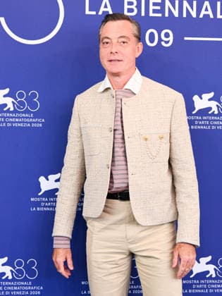 IPA88435392 - Venice International Film Festival 2026 - Day 11. Photocall for the film Dio Ride. Pictured: Maurizio Lombardi  Copyright: xAlbertoxTerenghix xPoolxPhotoxEventsx08x IPA88435392