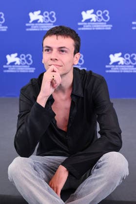 September 12, 2026, Venice, Rome, Italy: Francesco Gheghi during the photocall for the film God Laughs, at the 83rd Venice Film Festival. Venice, September 12, 2026 Venice Italy  - ZUMAa289 20260912_zia_a289_109 Copyright: xMlax xAgfx