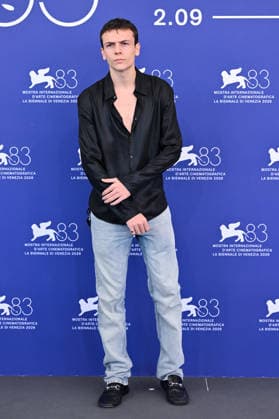 September 12, 2026, Venice, Rome, Italy: Francesco Gheghi during the photocall for the film God Laughs, at the 83rd Venice Film Festival. Venice, September 12, 2026 Venice Italy  - ZUMAa289 20260912_zia_a289_117 Copyright: xMlax xAgfx