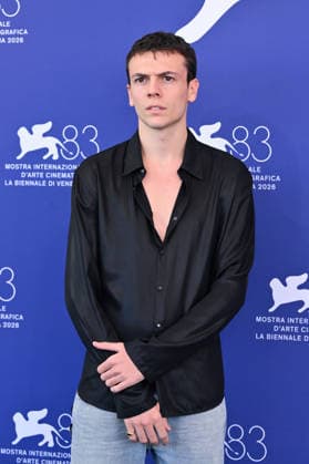 September 12, 2026, Venice, Rome, Italy: Francesco Gheghi during the photocall for the film God Laughs, at the 83rd Venice Film Festival. Venice, September 12, 2026 Venice Italy  - ZUMAa289 20260912_zia_a289_120 Copyright: xMlax xAgfx